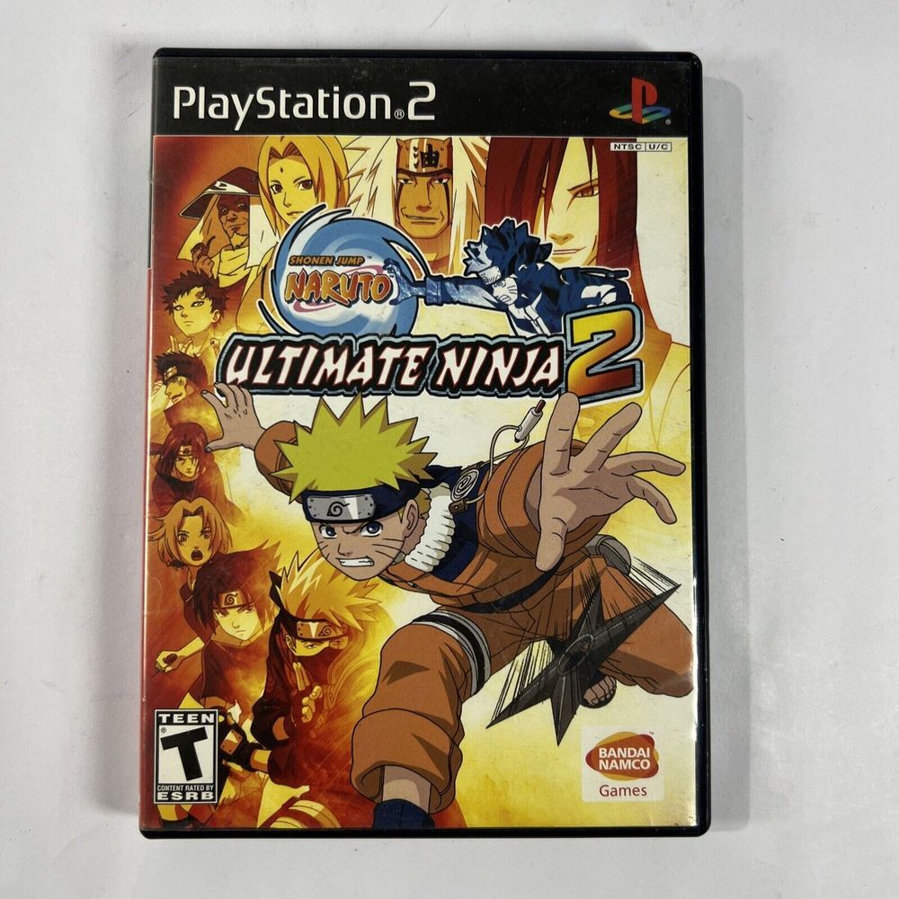 PS2 Shonen Jump Naruto Ultimate‎ Ninja 2 Sony PlayStation 2002 Tested No Manual